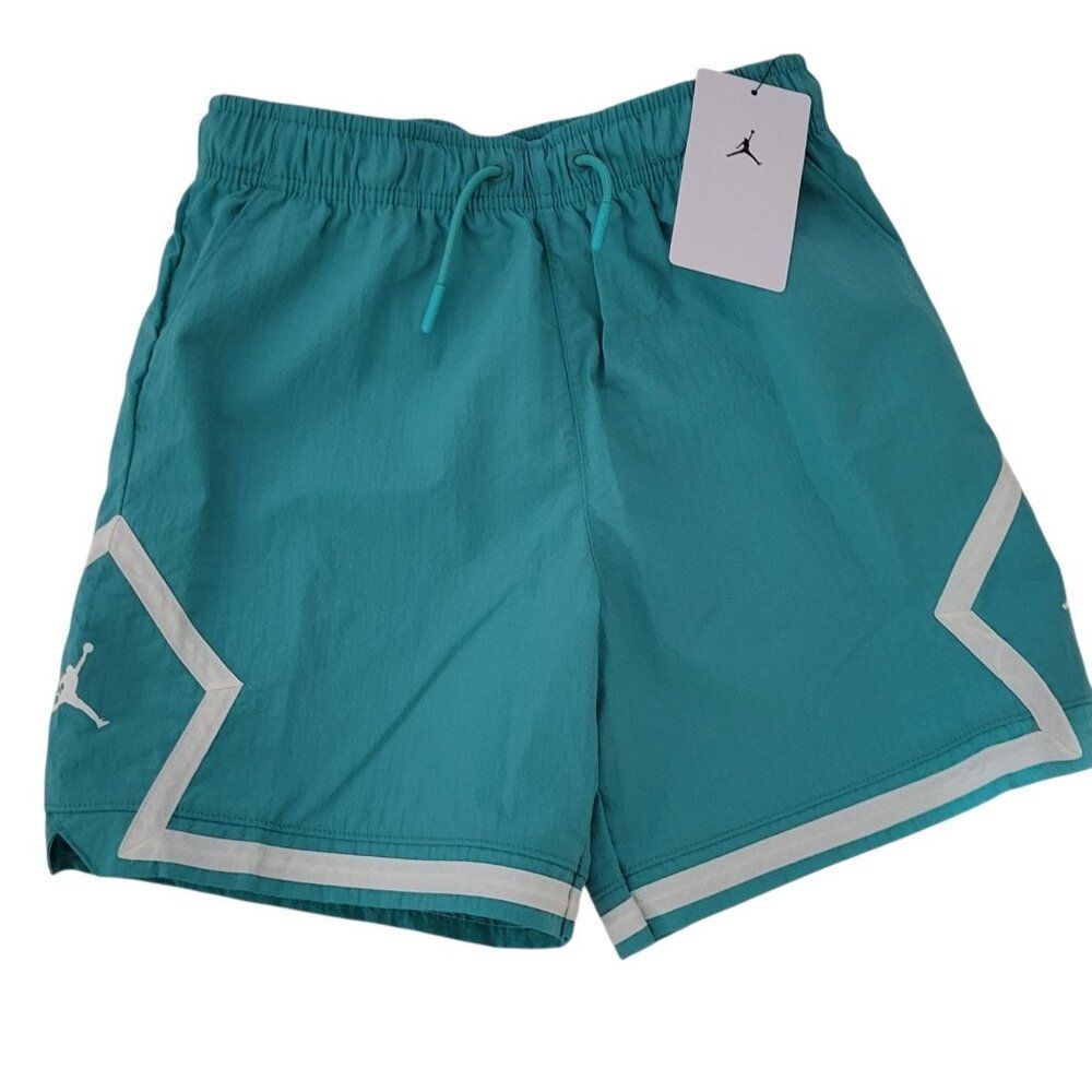 Jordan Poolside Swim Shorts Trunks Boys Size Small (8-9)‎ Woven Diamond 8-10 Yrs
